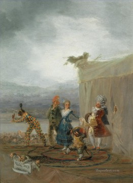 Francisco goya Painting - Los jugadores ambulantes Francisco de Goya